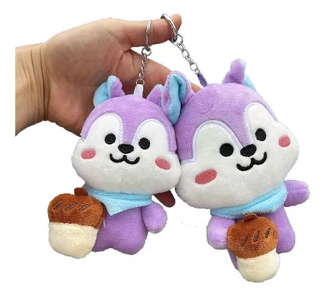 Peluche Llavero Colgante Bts Bt21 Mang Sin Mascara 12cm Meses sin interés