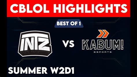 ITZ VS KBM CBLOL HIGHLIGHTS SUMMER SEASON 2023 W2D1 INTZ VS KABUM