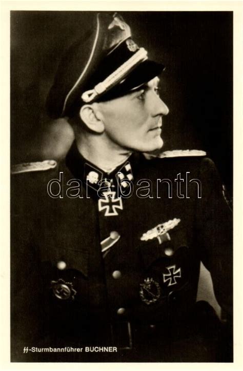 SS Sturmbannführer Buchner Photo Hoffmann WWII era German