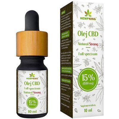 Hemp King Olej Konopny Natural Strong Cbd Ml Cena Opinie