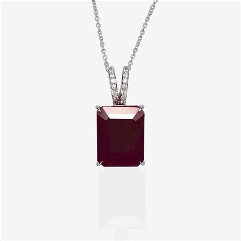 No Reserve Price Unheated 6 81 ct Ruby 14 kt Weißgold Catawiki