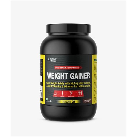 Healthvit Fitness Weight Gainer Chocolate Flavour Kg Lbs