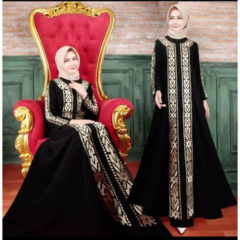 Abaya Gamis Maxi Dress Saudi Arabia Embroidery Zephy Turkey Umrah Dubai