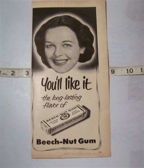 Beech Nut Gum Print Ad From February 1952 Woman S Day Mag Half Page Pa 1 Ebay