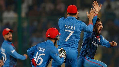 Afghanistan Beat England In Shock Icc Cricket World Cup Win Crickex