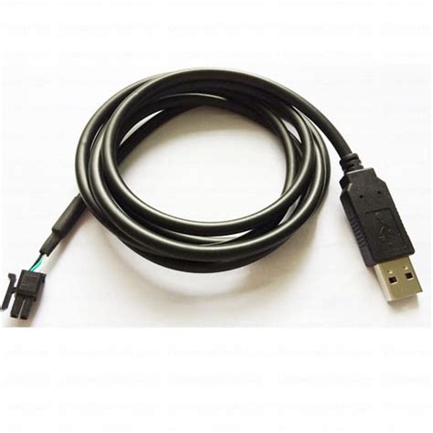 Customized Usb To Rs232 Converter Wire End Cable With RX TX GND