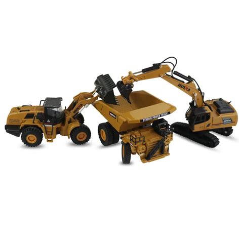 Huina Model Scale Alloy Excavator Dump Truck Wheel Loader