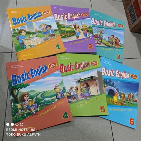 Jual Buku Pelajaran Bahasa Inggris BASIC ENGLISH SD Kelas 1 S D 6