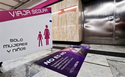 CdMx Metro refuerza visualización de vagones exclusivos para mujeres