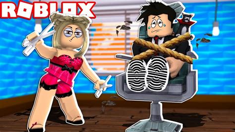 Escape Do Cabeleireiro Malvado Roblox Escape The Barber Shop Obby