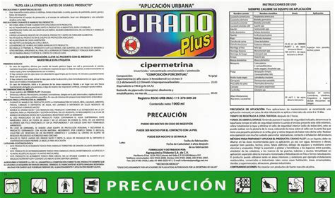 Cirano Plus Cipermetrina Butoxido Lt Casapanchojardines