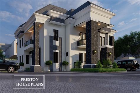 Nigerian Duplex Design Preston House Plans