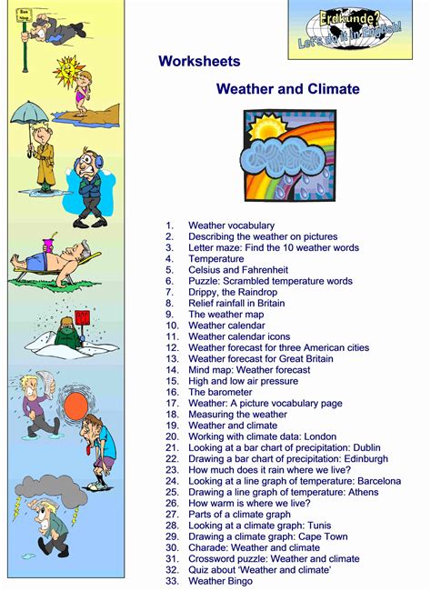 Weather And Climate Workbook Grade