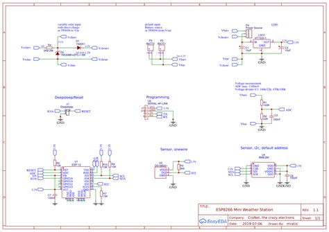 ESP8266 Mini Weather Station copy - OSHWLab