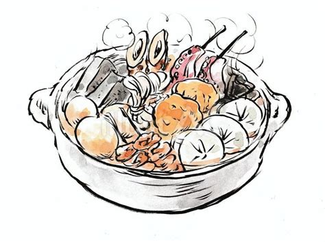 寒くなると食べたい おでん4イラスト No 23192103／無料イラストフリー素材なら「イラストac」