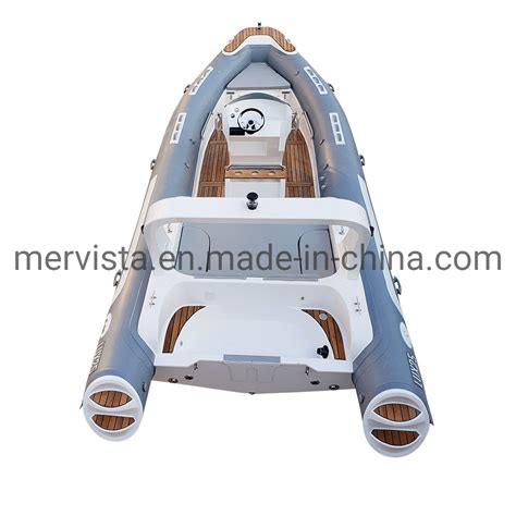 Rib Hypalon Inflatable Boat M To M Length Fiberglass Hull