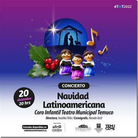 Coro de niños del Teatro Municipal de Temuco ofrece concierto Navideño