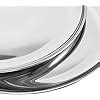 Amazon Funsuei Pcs Inches Stainless Steel Dinner Plates