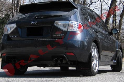 Wrx Hatch Mud Flap Red Logo Rally Armor