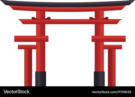 Torii Gate Vector Image