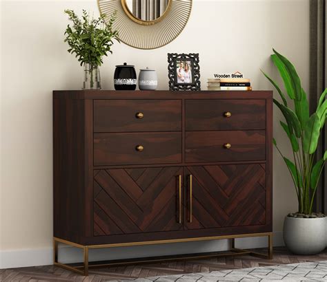 buy jett  drawer wooden chest  drawers walnut finish