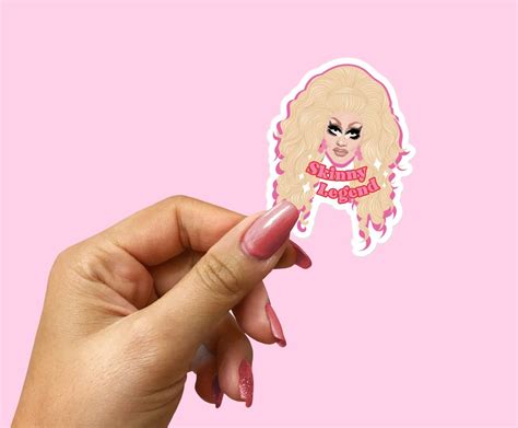 Trixie Mattel Vinyl Laptop Sticker Skinny Legend Rpdr Etsy