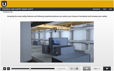 Overhead And Gantry Crane Safety Online Training Course