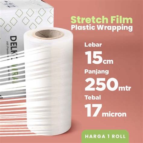 Jual Plastik Wrap Wrapping Stretch Film Bening X Stretch Film