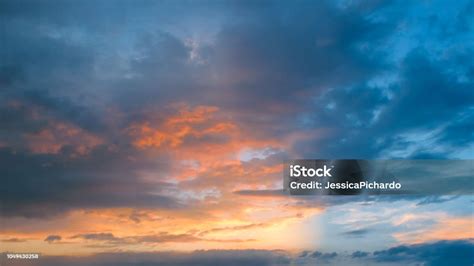 Beautiful Warm Sunset Background Stock Photo - Download Image Now ...