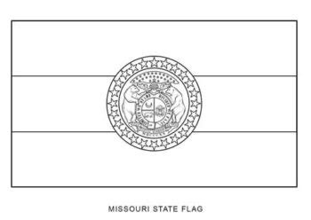 supercoloring-missouri-state-flag-coloring-page | Art Sphere Inc.