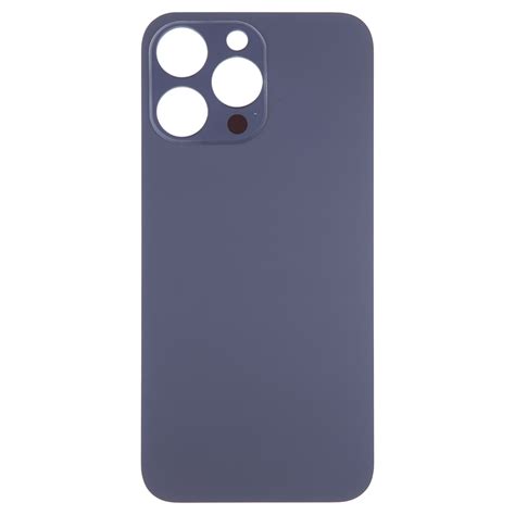 Easy Replacement Big Camera Hole Glass Back Battery Cover For Iphone 14 Pro Max Purple