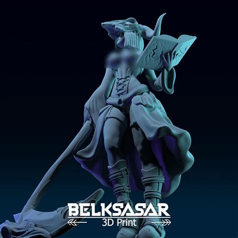 Girl Necromancer Nude D Model D Printable CGTrader