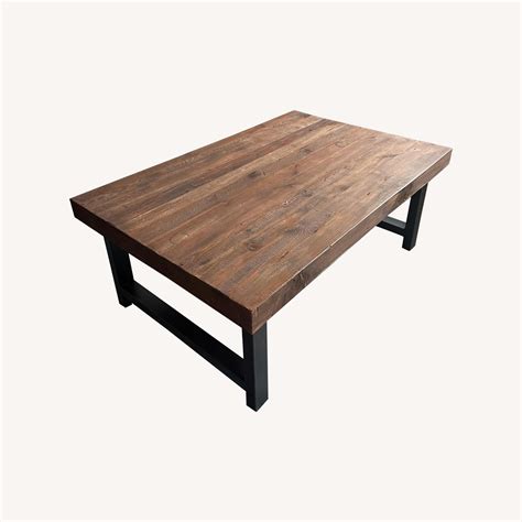 Pottery Barn Griffin Rectangular Reclaimed Wood Coffee Table Aptdeco