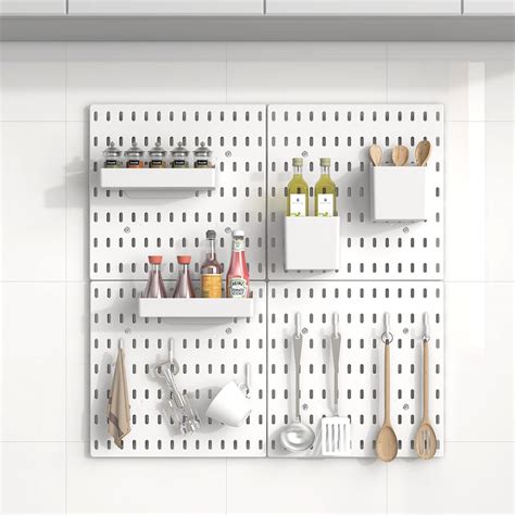 Mua Nafenai Pegboard Combination Wall Organizer Kit 4 Pieces Pegboard