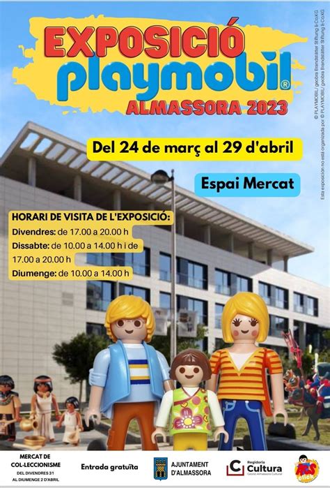 Exposición Playmobil 2023 Almassora Horarios y Mercadillo