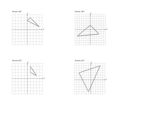 Geometry Rotation Practice Worksheet