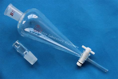 250 ML Pyriform Separatory Funnel 24 40 Joint Dropping Funnel With