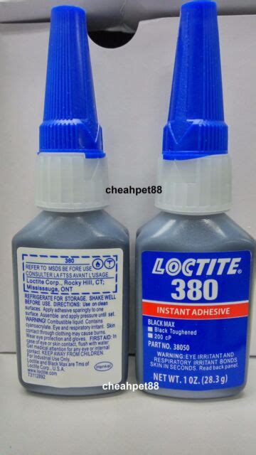 1pcs Loctite 380 Black Max Instant Adhesive Toughened 20g For Sale