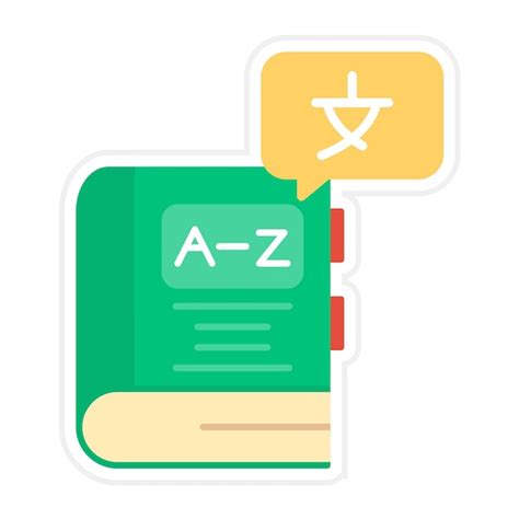 El Icono Del Vector De Aprendizaje Del Idioma Se Puede Utilizar Para El