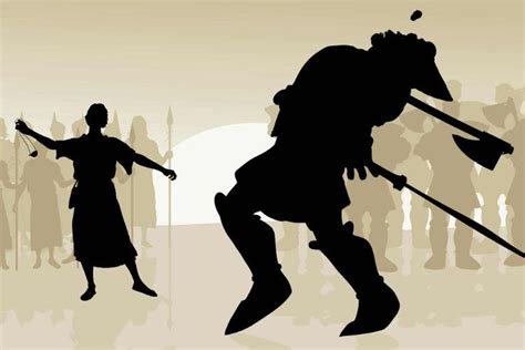 The Silhouettes Of People Are Standing In Front Of An Image Of A Man