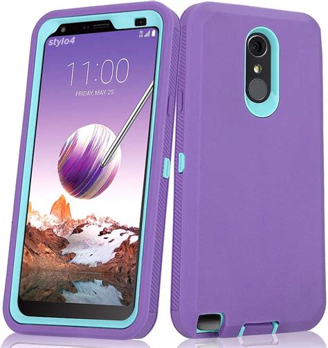 Amazon Annymall Case For LG Stylo 4 Plus Case Hybrid High Impact