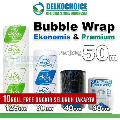 Jual Bubble Wrap Roll Cm Bening Putih Hitam Tebal Bubble Wrap Roll