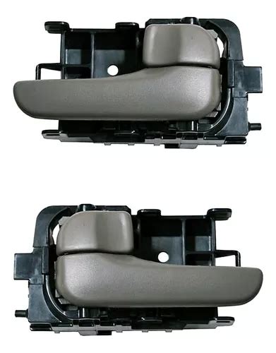 Set Manijas Puerta Interior Del Tra Plastico Sentra Env O Gratis