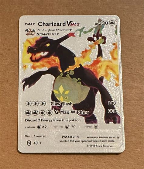 Charizard Vmax Silver Foil Pokemon Card Values Mavin