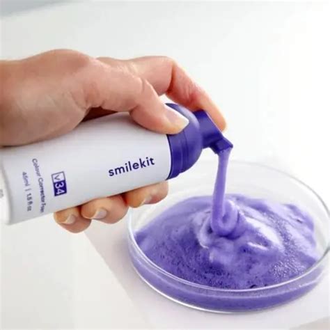 Smilekit Mousse Creme Dental Corrector Cor Roxo Tooth Remo O De Mancha