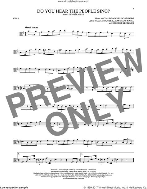 Do You Hear The People Sing Sheet Music 6