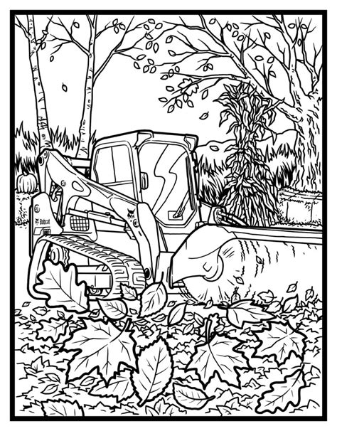 Skid Steer Coloring Pages - Coloring Home