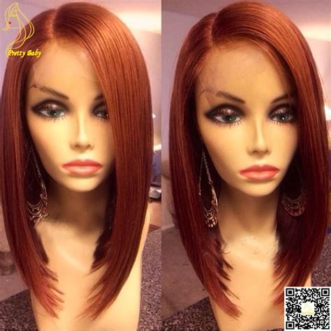 Honey Blonde Glueless Full Lace Wig Bob Human Hair Lace Front Wigs