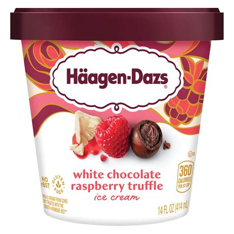 H Agen Dazs White Chocolate Raspberry Truffle Ice Cream Oz