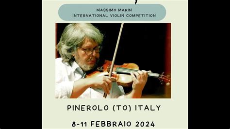 Massimo Marin International Violin Competition 2024 Concorso